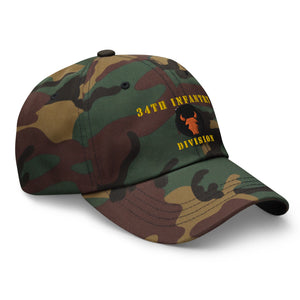 Dad hat - Army - 34th Infantry Division X 300 - Hat