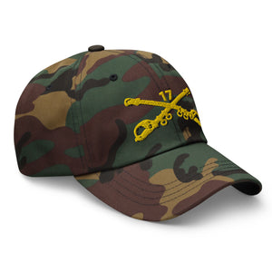 Dad hat - Army - 17th Cavalry Branch wo Txt