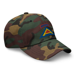 Dad hat - Army - 56th Artillery Brigade - 7th Army w Pershing Tab wo Txt