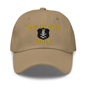 Dad hat - Army - 20th Infantry Division X 300 - Hat