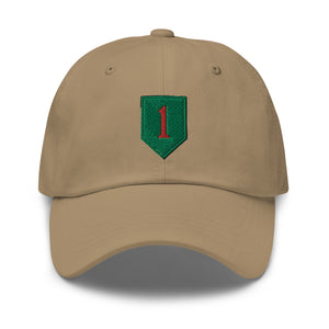 Dad hat - Army - 1st Infantry Division wo Txt