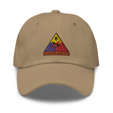 Load image into Gallery viewer, Dad hat - Army - 6th Armored Division - Super Sixth wo Txt
