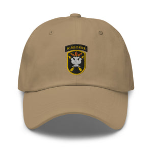 Dad hat - SOF - JFK Special Warfare Center - School SSI wo Txt w white