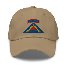 Load image into Gallery viewer, Dad hat - Army - 56th Artillery Brigade - 7th Army w Pershing Tab wo Txt
