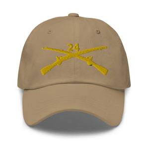 Dad hat - Army - 24th Infantry Regiment Branch wo Txt