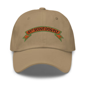 Dad hat - Army - 41st  Scout Dog Platoon wo Txt