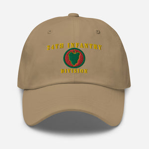 Dad hat - 24th Infantry Division X 300