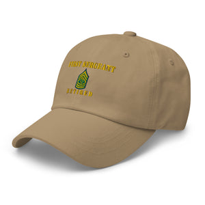 Dad hat - Army - First Sergeant - Retired - Line