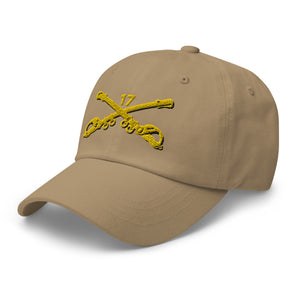 Dad hat - Army - 17th Cavalry Branch wo Txt