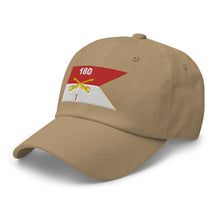 Load image into Gallery viewer, Dad hat - Army - 1st Squadron, 180th Cavalry Regiment - Guidon
