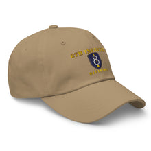 Load image into Gallery viewer, Dad hat - Army - 8th Infantry Division - Hat
