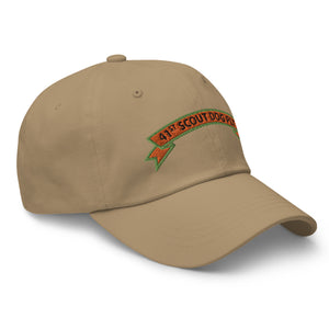 Dad hat - Army - 41st  Scout Dog Platoon wo Txt