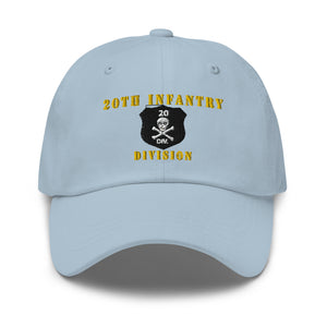 Dad hat - Army - 20th Infantry Division X 300 - Hat