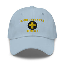 Load image into Gallery viewer, Dad hat - Army - 33rd Infantry Division X 300 - Hat
