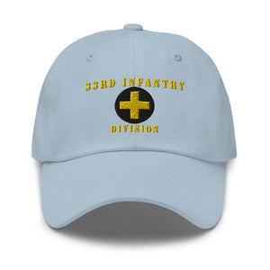 Dad hat - Army - 33rd Infantry Division X 300 - Hat