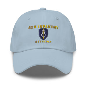 Dad hat - Army - 8th Infantry Division - Hat