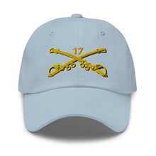 Load image into Gallery viewer, Dad hat - Army - 17th Cavalry Branch wo Txt
