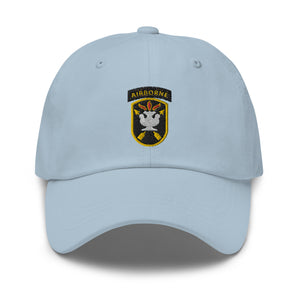 Dad hat - SOF - JFK Special Warfare Center - School SSI wo Txt w white