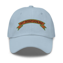 Load image into Gallery viewer, Dad hat - Army - 41st  Scout Dog Platoon wo Txt
