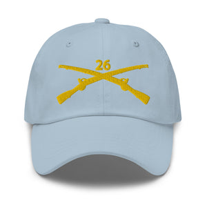 Dad hat - Army - 26th Infantry Regiment - w Infantry Br wo Txt X 300