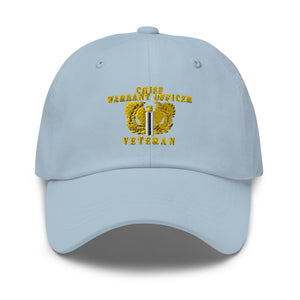 Dad hat - Army - Chief Warrant Officer 5 - CW5 - Veteran