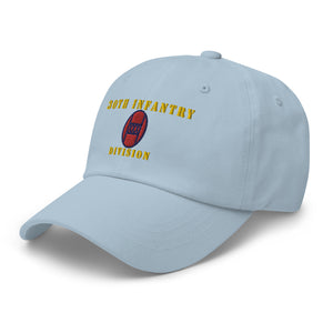 Dad hat - Army - 30th Infantry Division X 300 - Hat