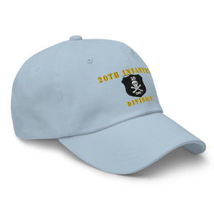 Dad hat - Army - 20th Infantry Division X 300 - Hat