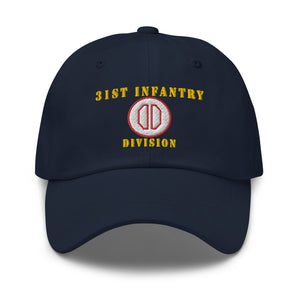 Dad hat - Army - 31st Infantry Division X 300 - Hat