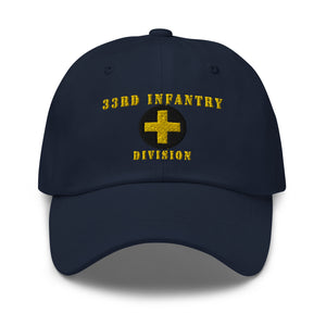 Dad hat - Army - 33rd Infantry Division X 300 - Hat