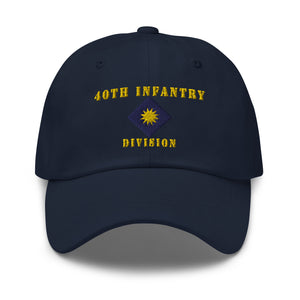 Dad hat - Army - 40th Infantry Division X 300 - Hat