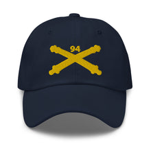 Load image into Gallery viewer, Dad hat - Army - 94th Field Artillery Regiment - Arty Br wo Txt
