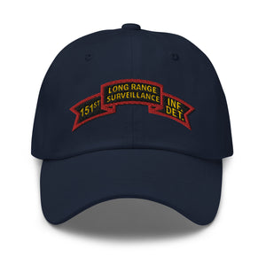 Dad hat - SOF - 151st Inf - LRSU Scroll - Surveillance X 300