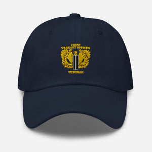 Dad hat - Emblem - Warrant Officer - CW6 - Veteran X 300