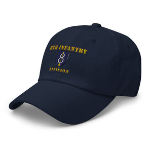 Dad hat - Army - 8th Infantry Division - Hat