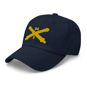 Dad hat - Army - 3rd Bn, 94th Field Artillery Regiment - Arty Br wo Txt