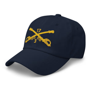 Dad hat - Army - 3rd Squadron 17th Cavalry Regiment Branch wo Txt