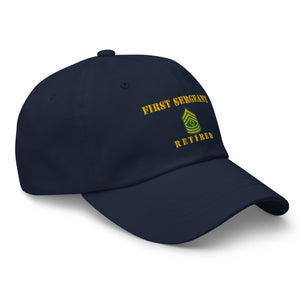 Dad hat - Army - First Sergeant - Retired - Line