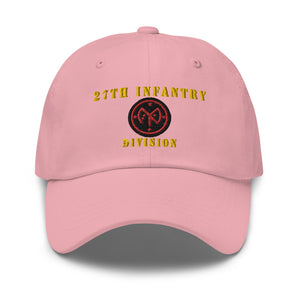 Dad hat - Army - 27th Infantry Division X 300 - Hat