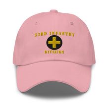 Load image into Gallery viewer, Dad hat - Army - 33rd Infantry Division X 300 - Hat
