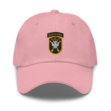 Load image into Gallery viewer, Dad hat - SOF - JFK Special Warfare Center - School SSI wo Txt w white
