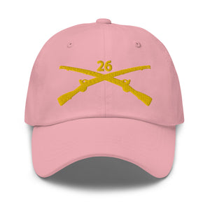 Dad hat - Army - 26th Infantry Regiment - w Infantry Br wo Txt X 300