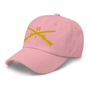 Dad hat - Army - 1st Bn, 41st Infantry wo Txt