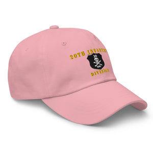 Dad hat - Army - 20th Infantry Division X 300 - Hat