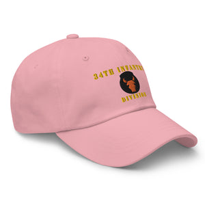 Dad hat - Army - 34th Infantry Division X 300 - Hat