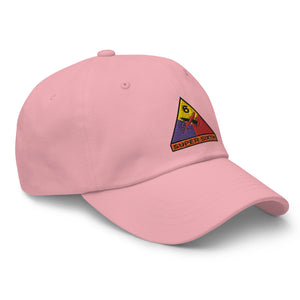 Dad hat - Army - 6th Armored Division - Super Sixth wo Txt