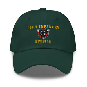 Dad hat - Army - 19th Infantry Division X 300 - Hat