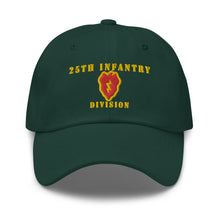 Load image into Gallery viewer, Dad hat - Army - 25th Infantry Division X 300 - Hat
