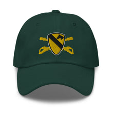 Load image into Gallery viewer, Dad hat - Army - 1st Cavalry Division - SSI  w Br X 300
