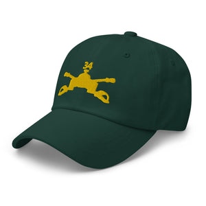 Dad hat - Army - 34th Armor Regiment - Armor Branch wo Txt