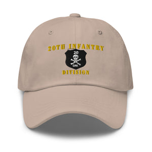 Dad hat - Army - 20th Infantry Division X 300 - Hat